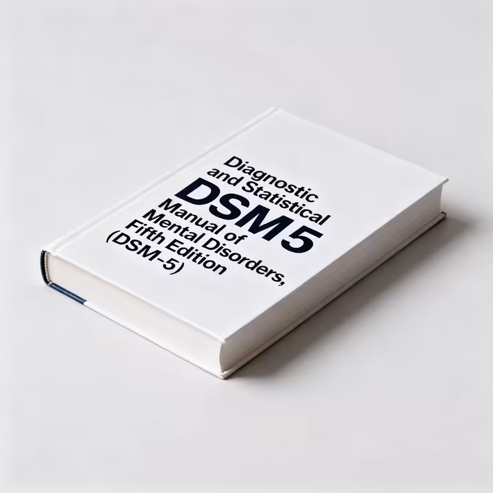 The cover of the Diagnostic and Statistical Manual of Mental Disorders, Fifth Edition (DSM-5).